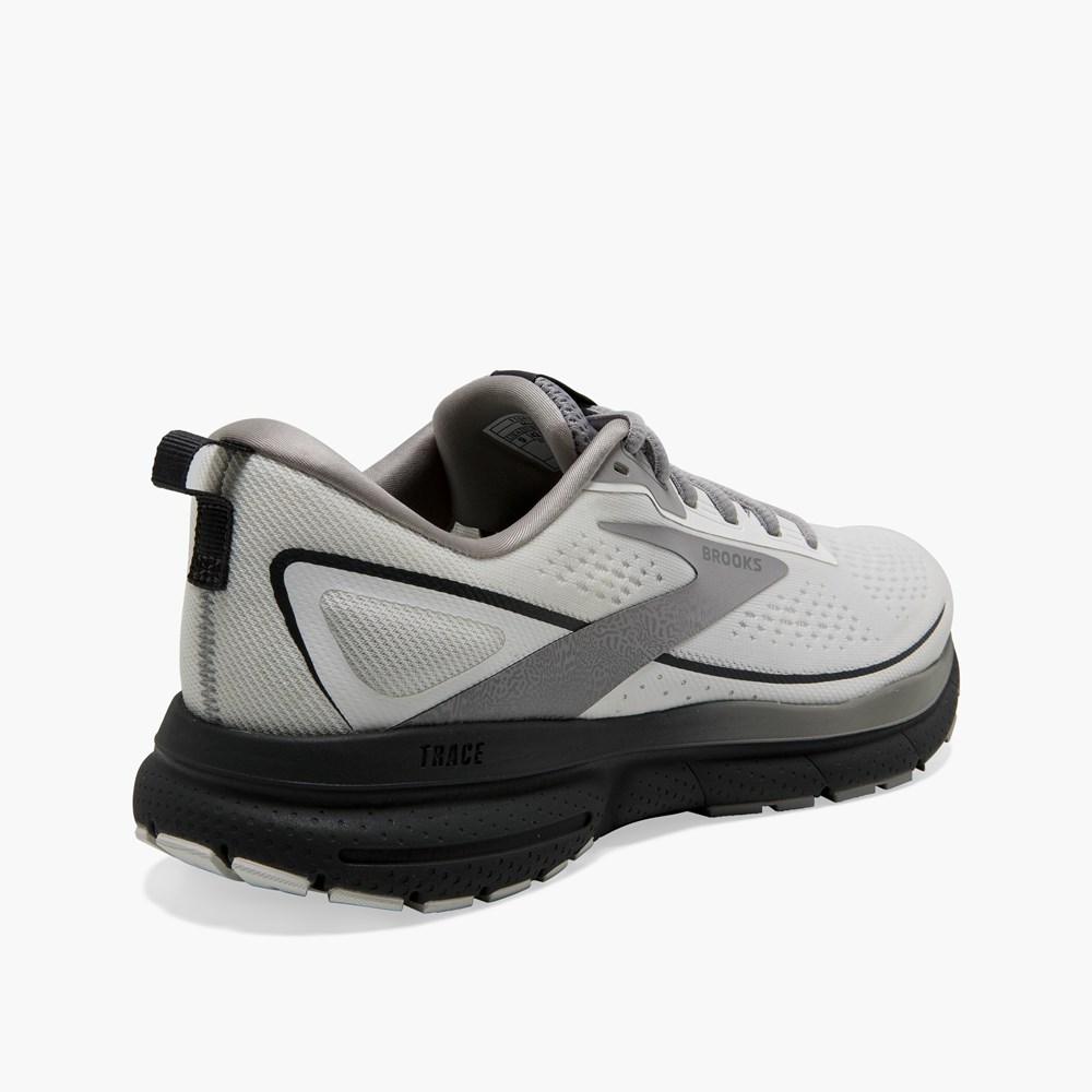 Chaussures Running Route Brooks Trace 3 Blanche Homme | PST-0093837